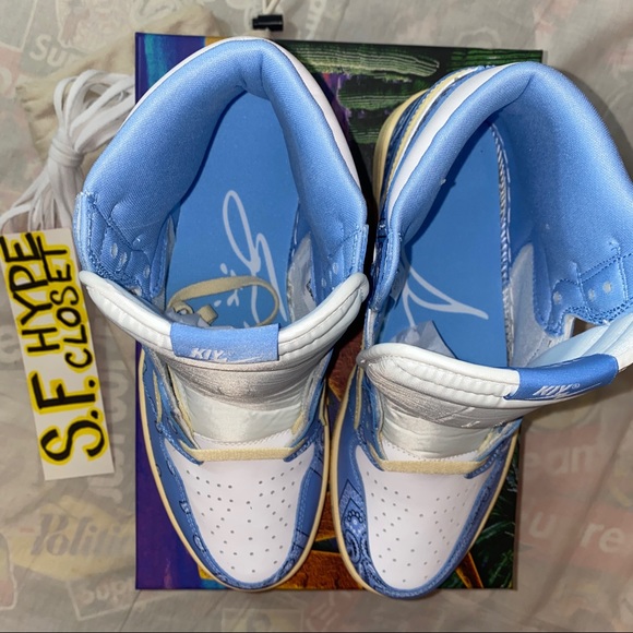 Air Kiy Shoes Air Kiy 85 High Size 1 Sneakers University Blue